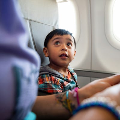 Parents Allegedly Left Kids' Stickers On An Airplane Wall & People Are Big Mad