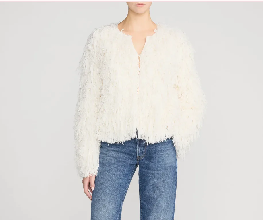 The Fringe Sweater Jacket