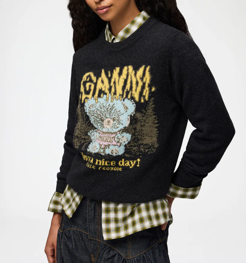 Sweater With Forest Teddy
