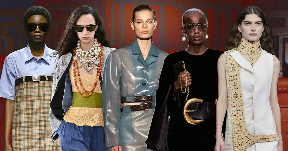 Belts Were All Over the Spring 2027 Runways—and Not Just Around Waists
