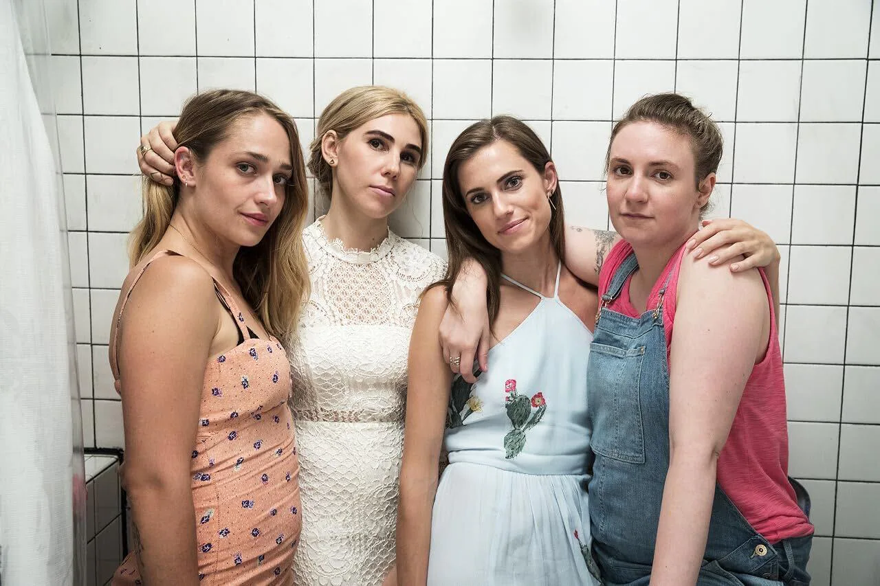 Jemima Kirke, Zosia Mamet, Allison Williams and Lena Dunham