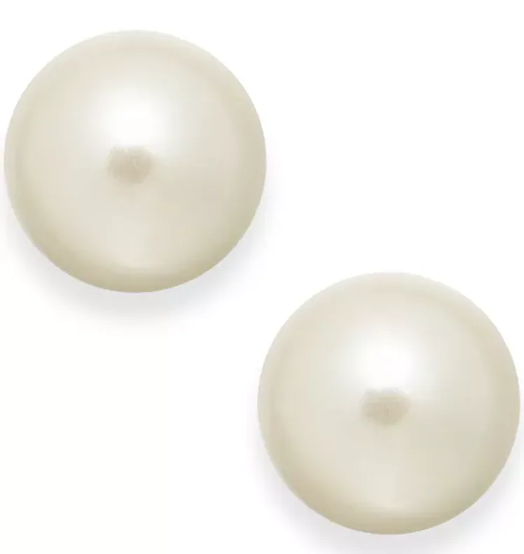 Imitation Pearl (12mm) Stud Earrings