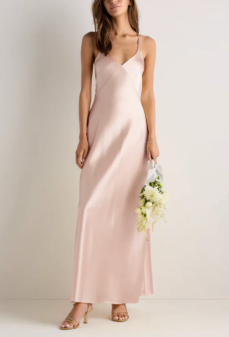 Bianca Stretch Satin Dress