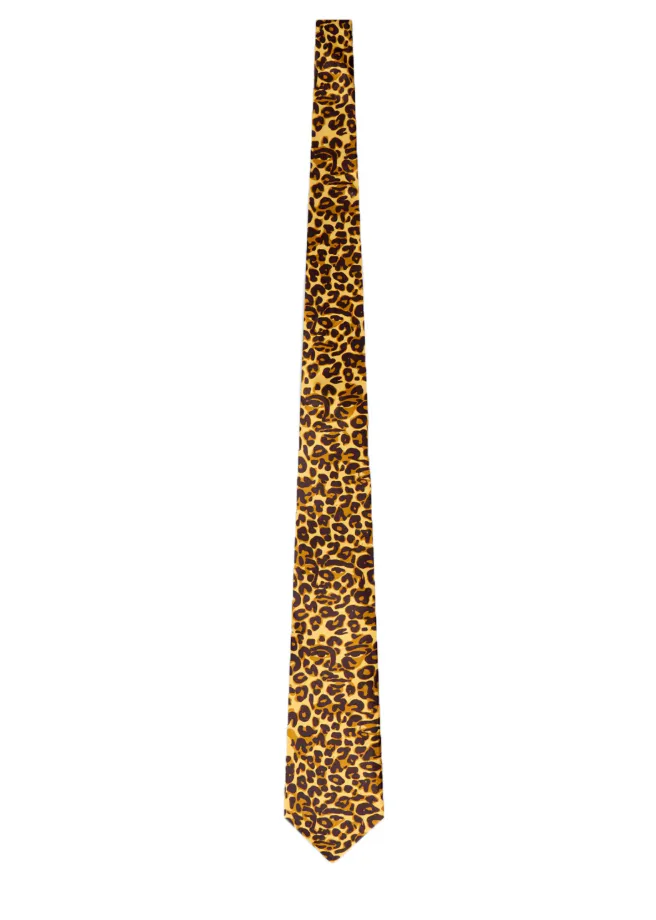  Eye Lepoard Print Tie