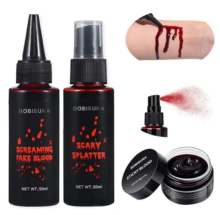 3PCS Halloween Fake Blood Makeup Kit