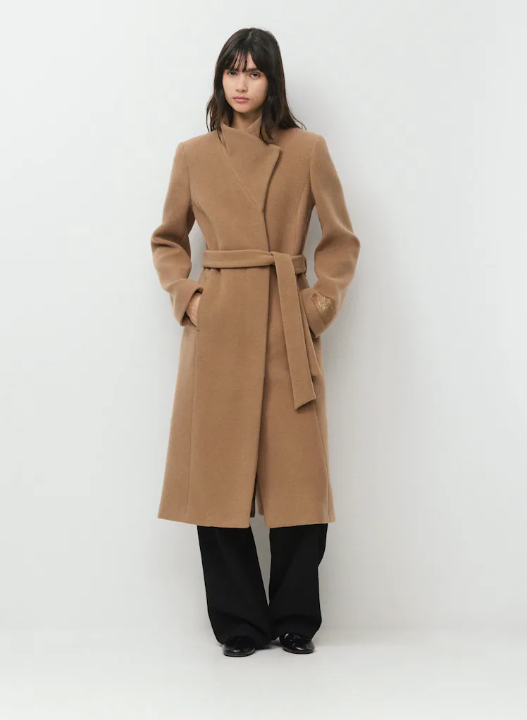 The Connor Long Coat - Soft Wool Cashmere