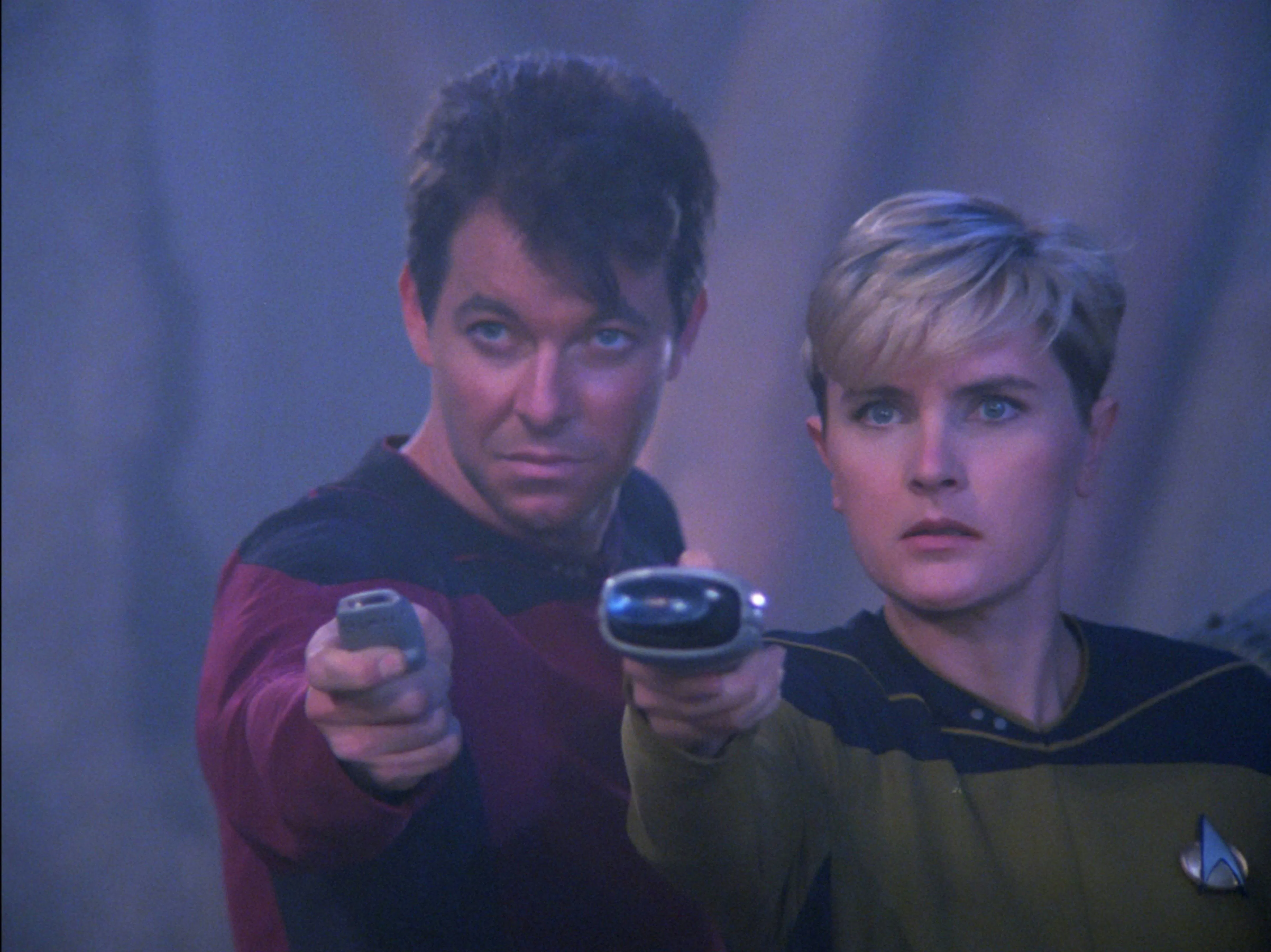 Jonathan Frakes, Denise Crosby