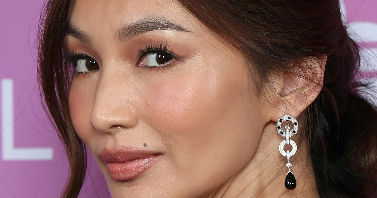 Gemma Chan Gives the '90s Slip Dress a Dramatic, Tassel-Filled Twist