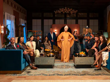 Parker Posey and the cast of The Mob on Hulu. Photo via Disney