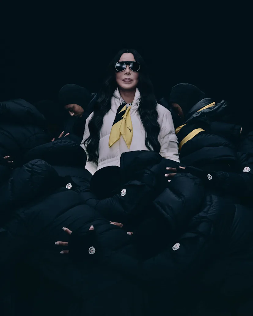 Cher for moncler