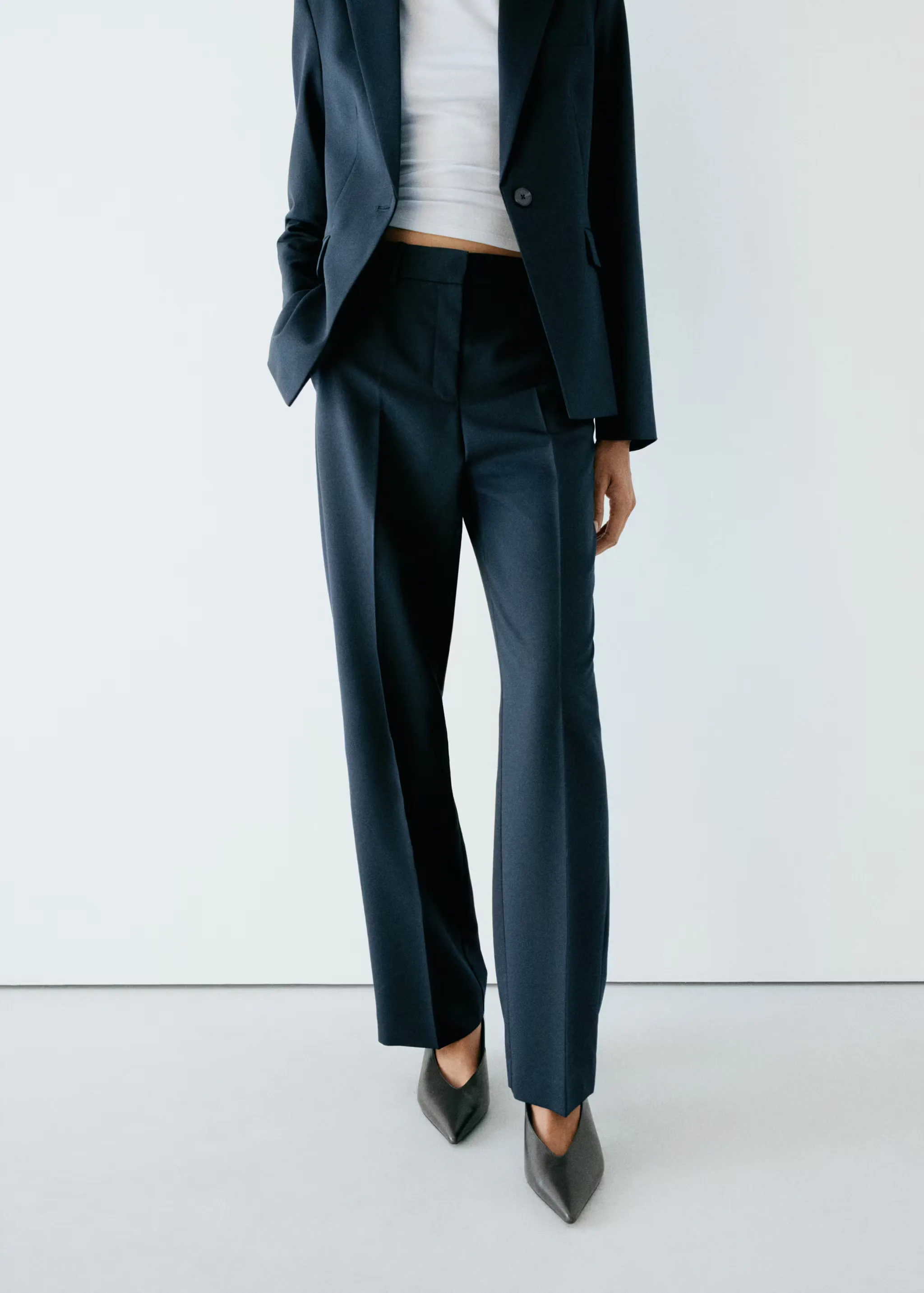 Straight Suit Trousers