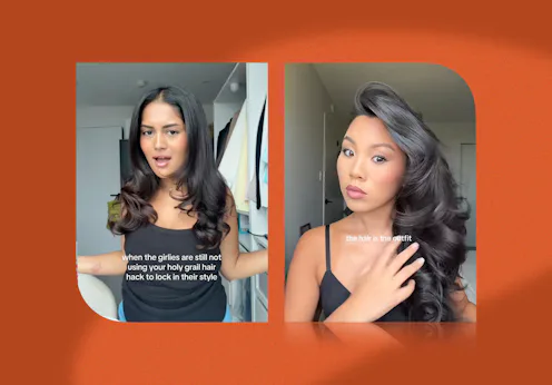 TikTok's hair sandwiching hack uses two products to make a blowout last longer.