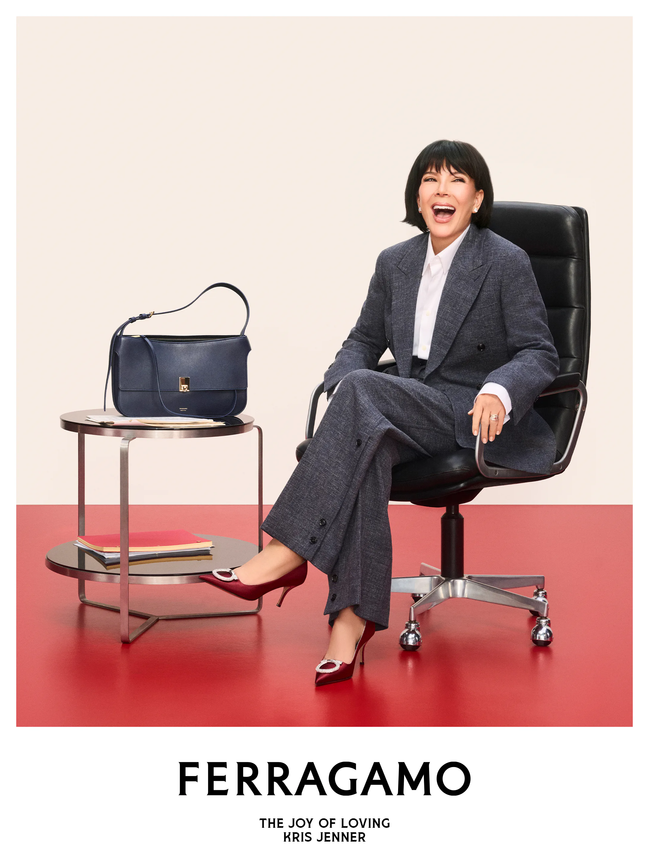 Kris Jenner Is the Matriarch of the Ferragamo Family in the Brand’s Holiday Campaign
