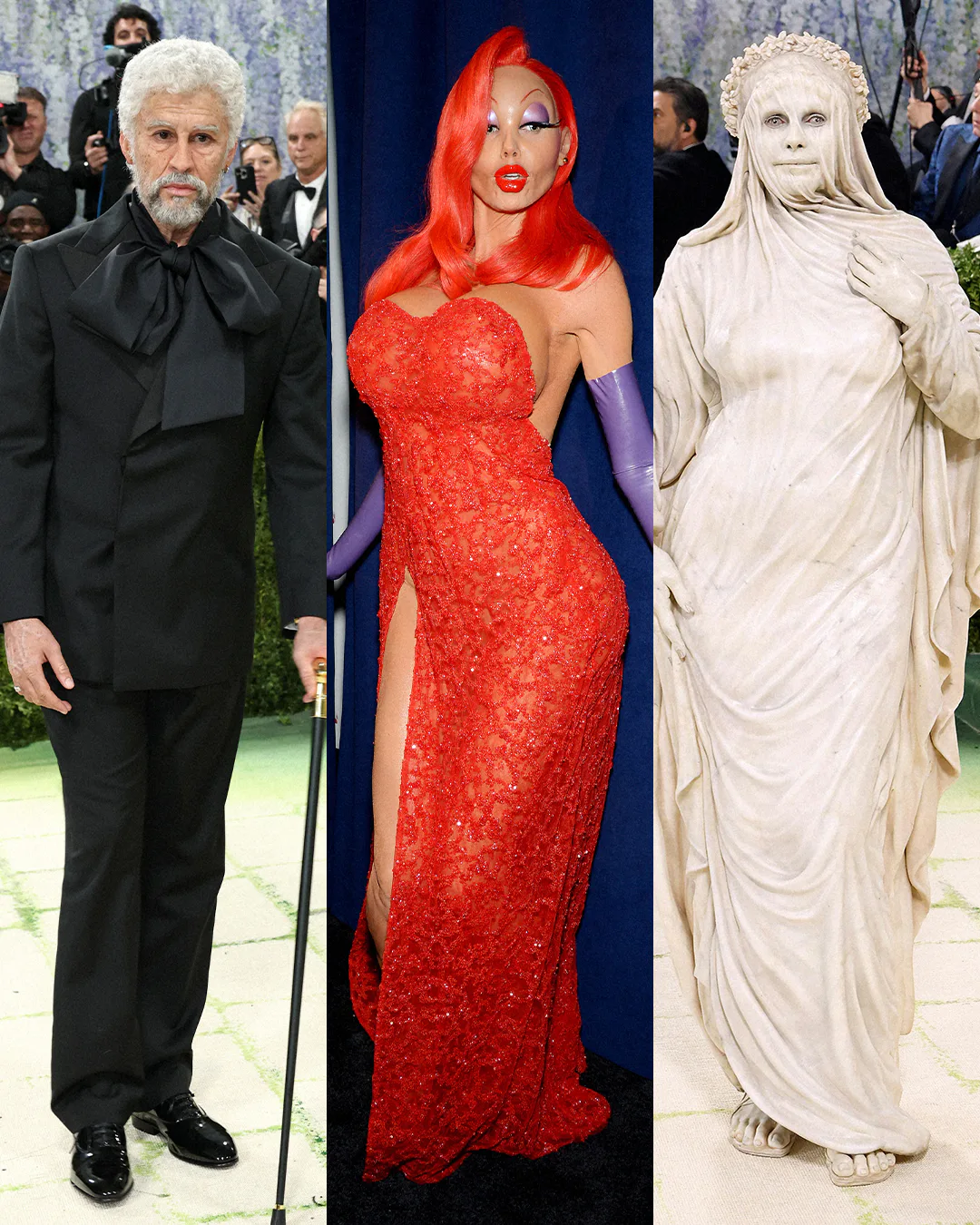 bad bunny at the met gala heidi klum dressed up on halloween and at the 2026 met gala