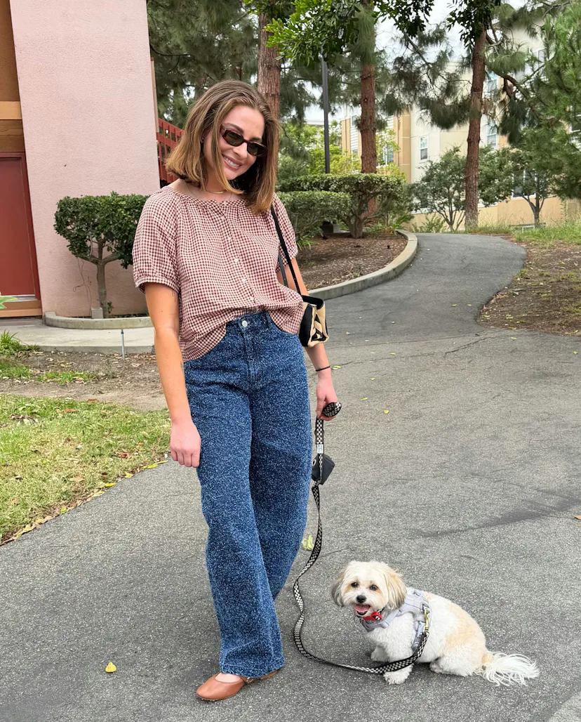 Kelsey Stewart's denim look