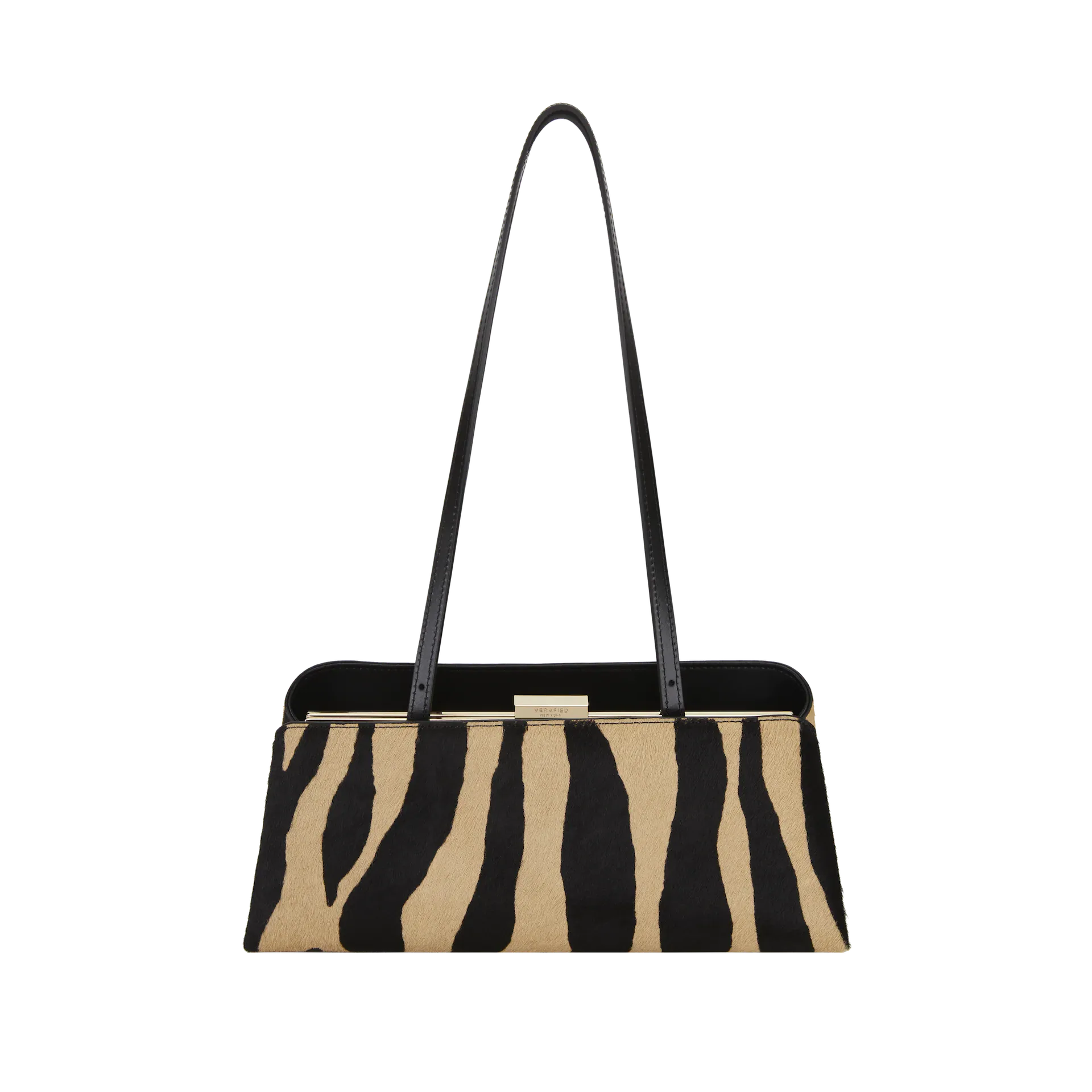 Zebra Calf Hair Éclair Bag