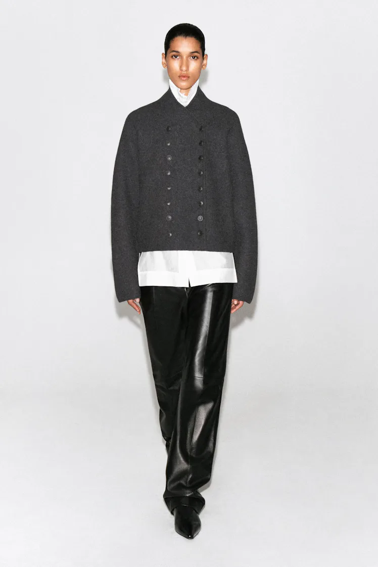 Boiled-Wool Uniform Jacket