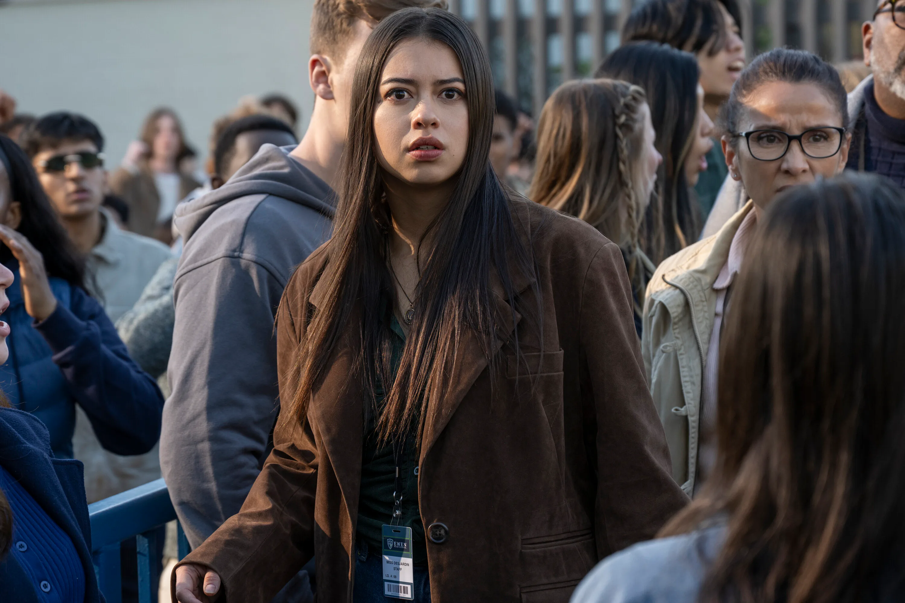 Amber Midthunder as Rita in Carrie. Photo via Prime Video