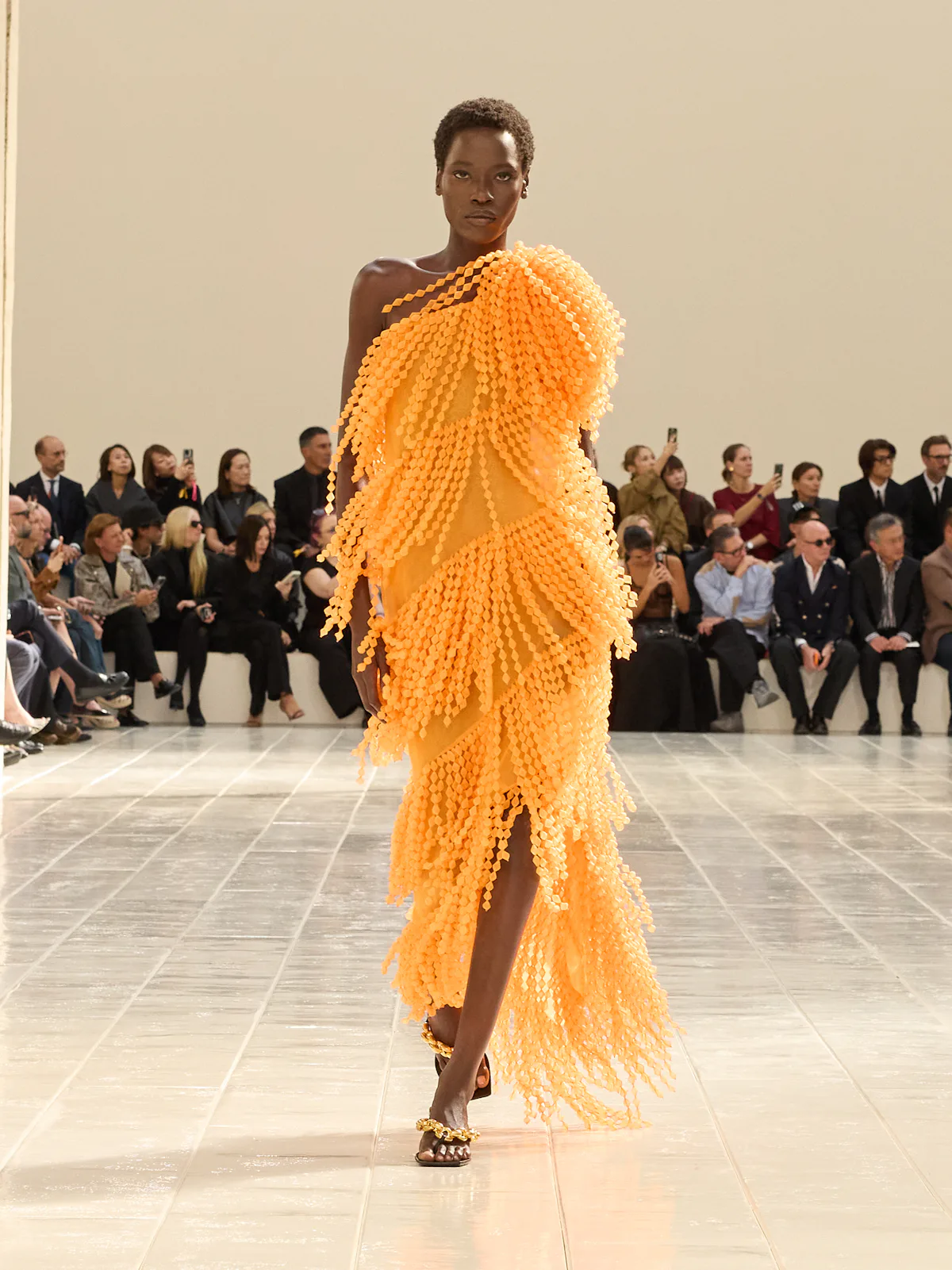 Pierpaolo Piccioli's Balenciaga Shapes a New Quiet Icon in Coral