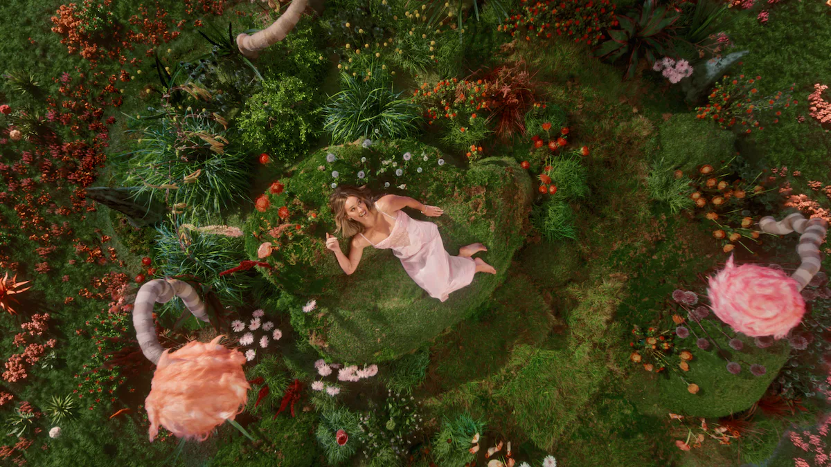 Hilary Duff in the "CATastrophe" music video