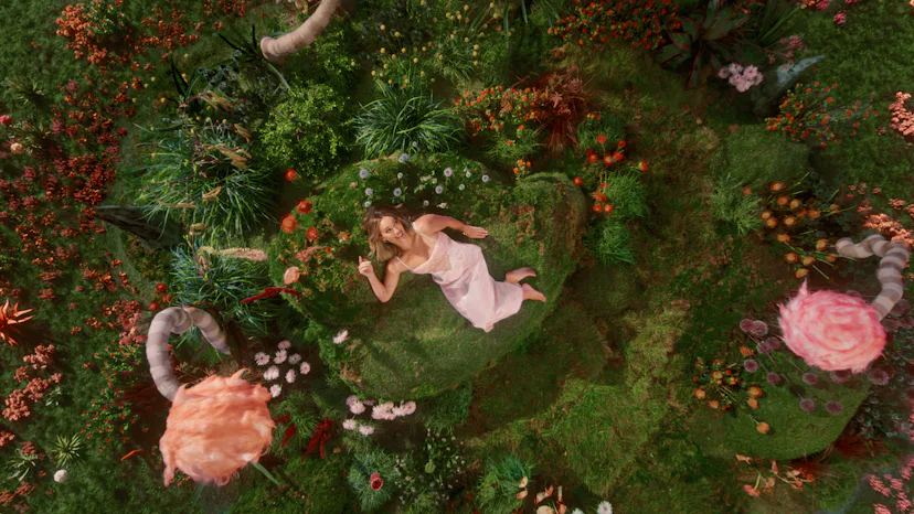 Hilary Duff in the "CATastrophe" music video
