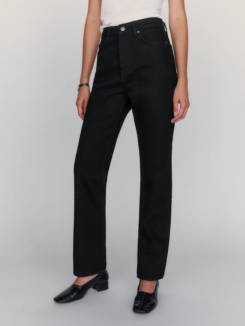 Cynthia High Rise Straight Jeans