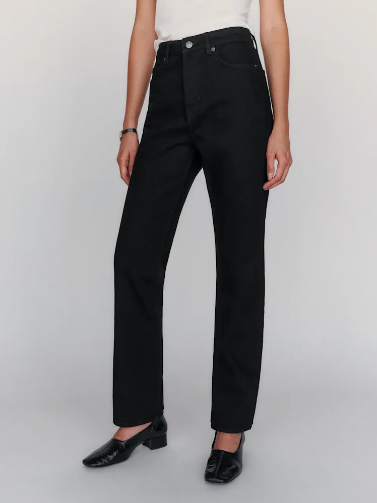 Cynthia High Rise Straight Jeans