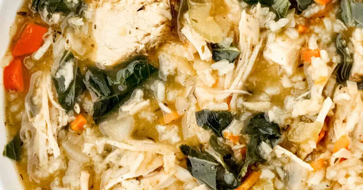 Leftover Turkey and Rice Soup