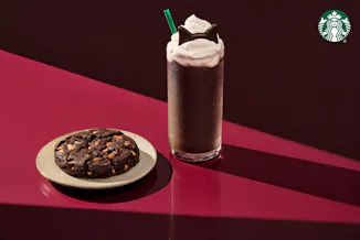 I tried Starbucks' new Black Cat Frappuccino for Halloween.