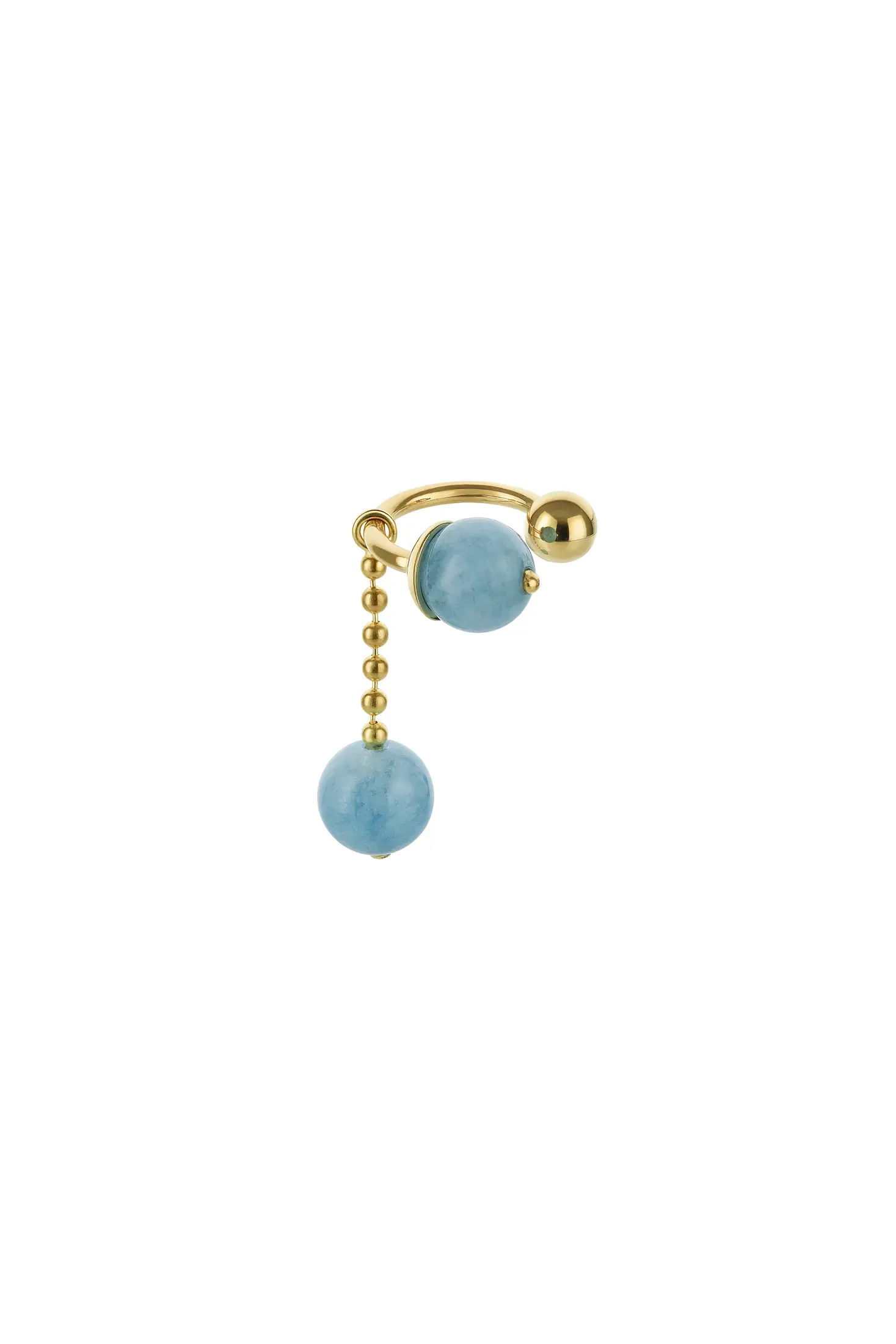Celestial Blue Ear Cuff