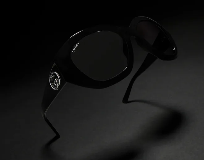 Geometric-Frame Sunglasses