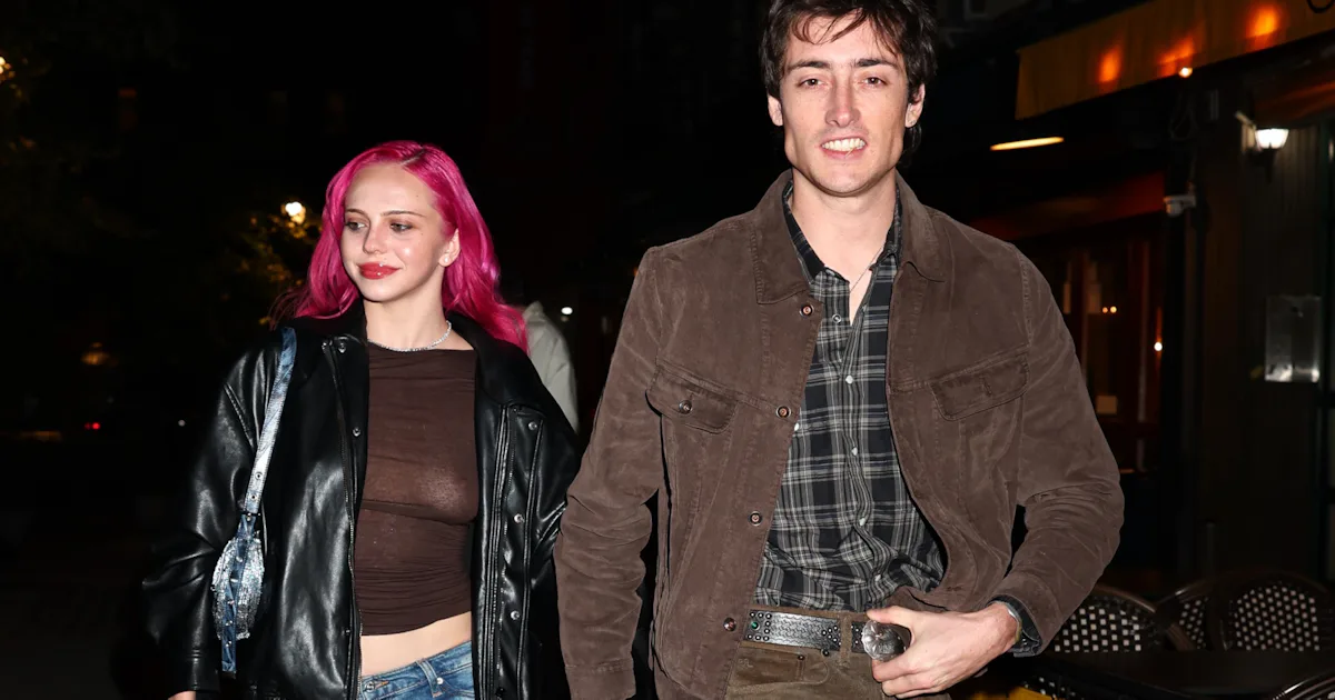 Adéla Subtly Coordinates with her Boyfriend in Rare Off-Duty Outing