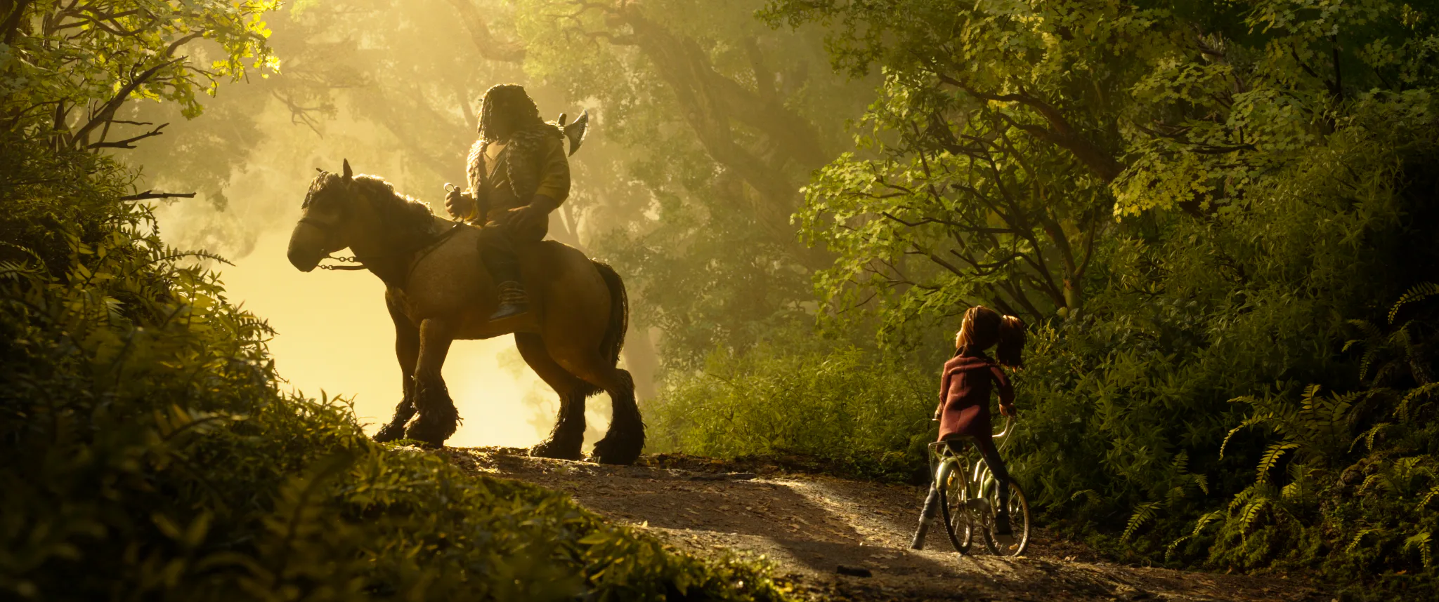 The Bandit King (Mahershala Ali) and Rue (Peyton Elizabeth Lee) in Wildwood