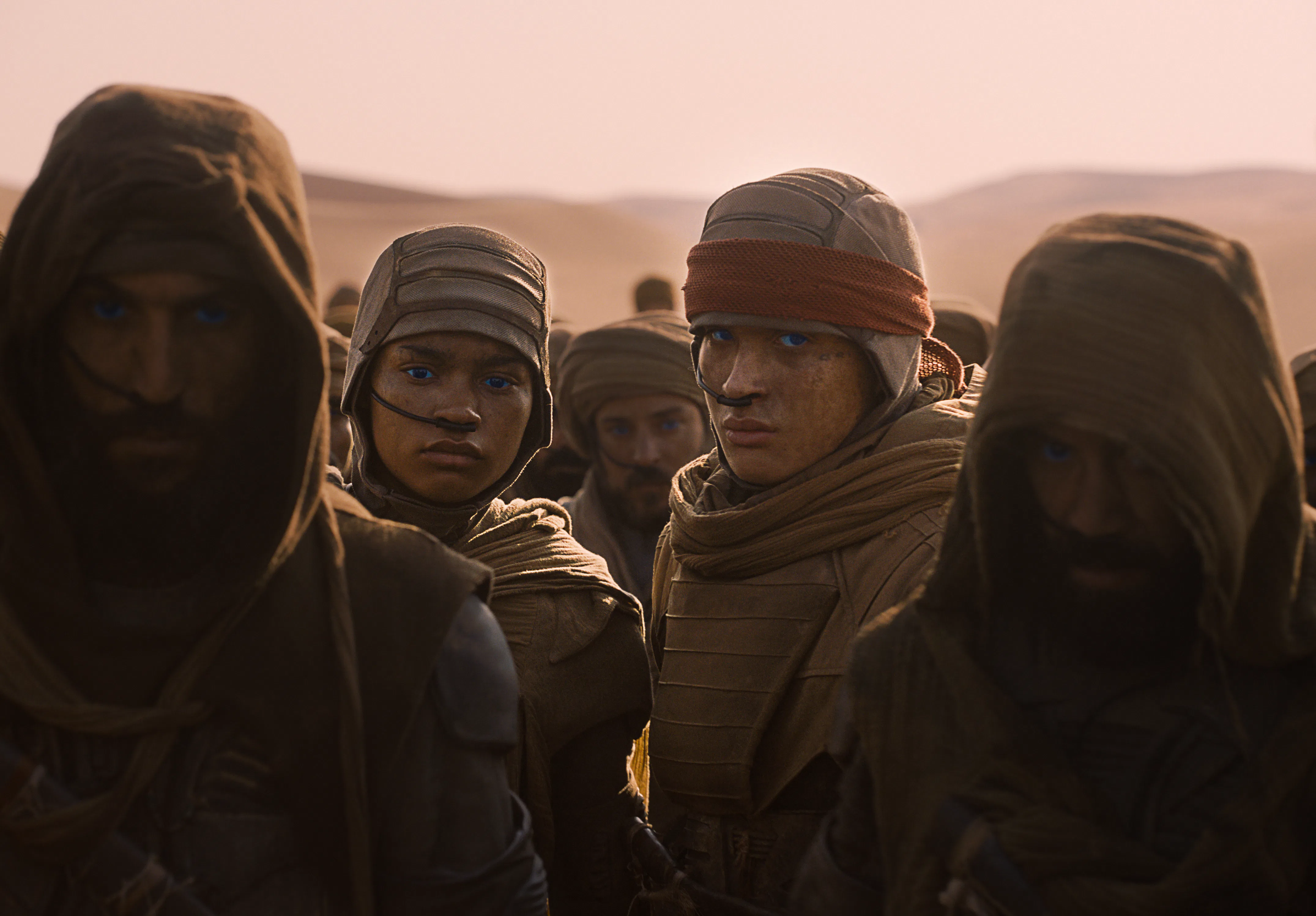 Ida Brooke as Ghanima and Nakota-Wold Momoa as Leto in Dune: Part Three