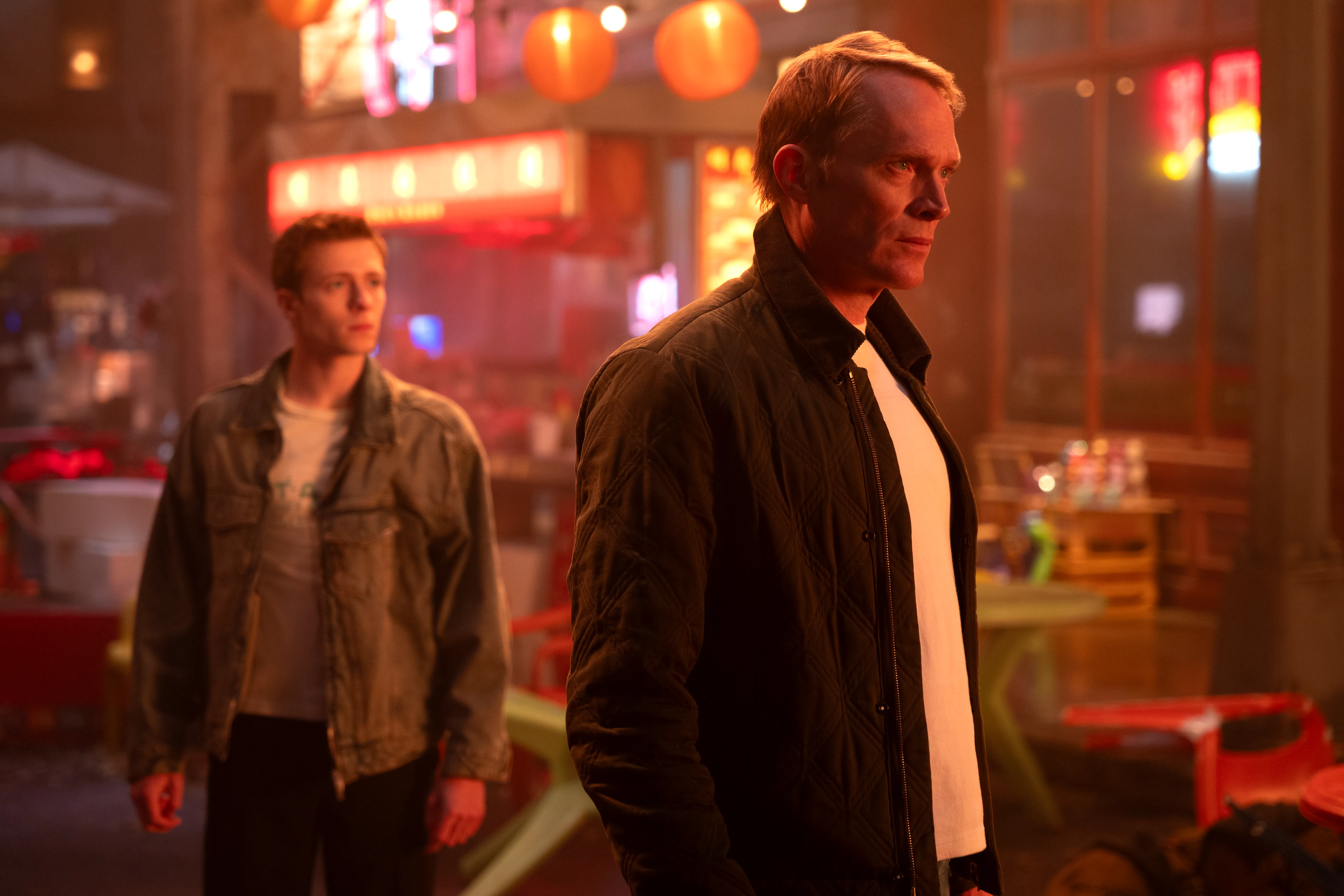 Ruaridh Mollica and Paul Bettany in VisionQuest