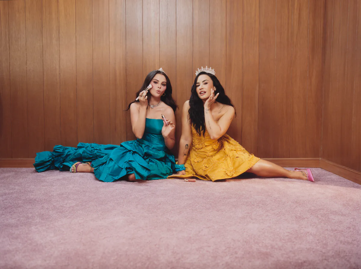 Two friends, one blush, and a Rare Beauty moment