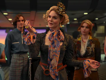 Elle Fanning as Effie Trinket in 'The Hunger Games: Sunrise on the Reaping'