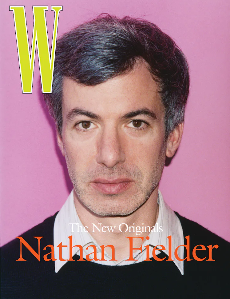 Nathan Fielder on the cover of W Magazine