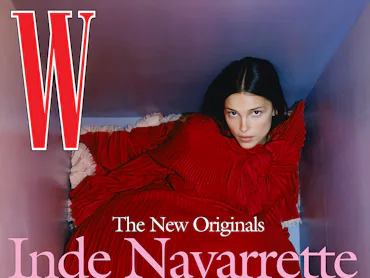 Inde Navarrette on the cover of W Magazine