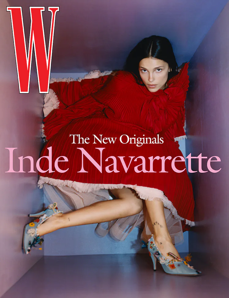 Inde Navarrette on the cover of W Magazine