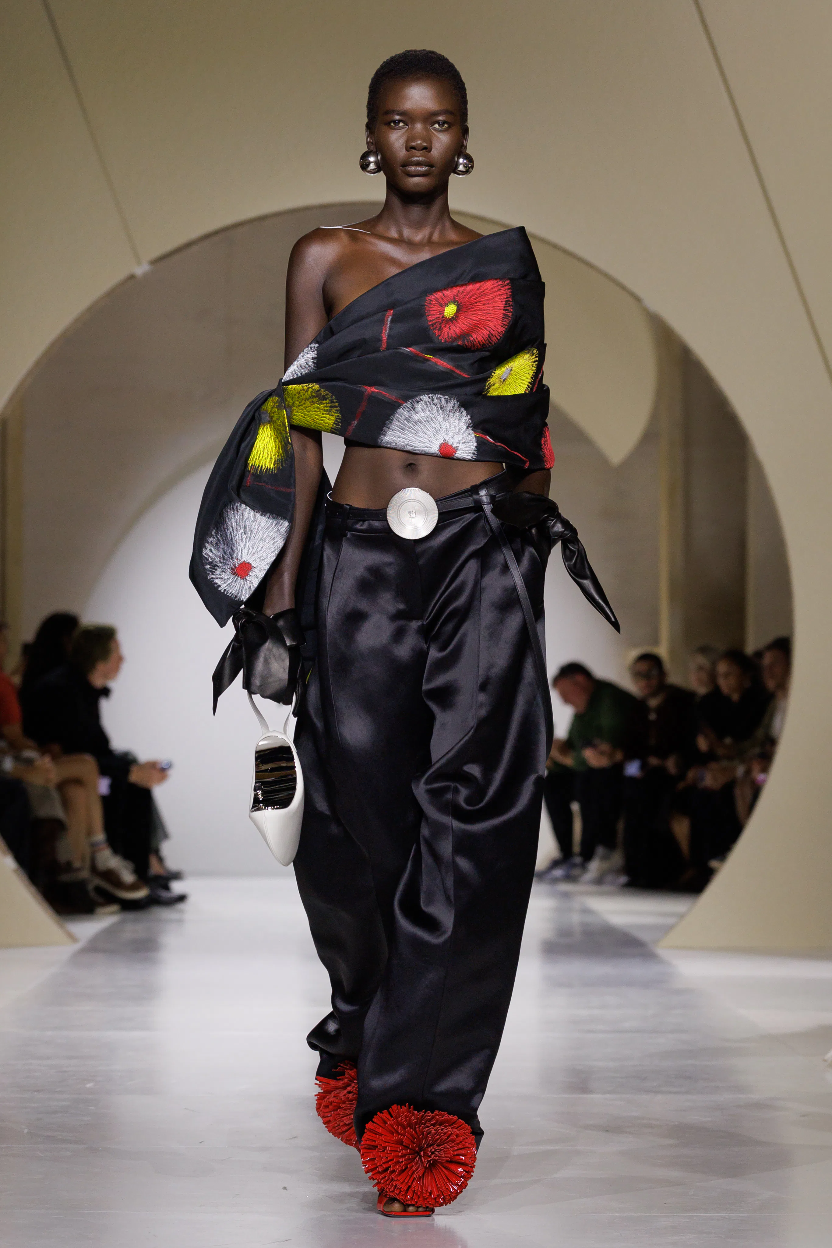 a look from givenchy spring 2027 collection shown at paris fashion week