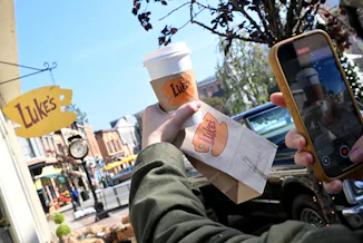 You can get coffee at Luke's Diner at Warner Bros. Studio Tour's Gilmore Girls Holiday event.