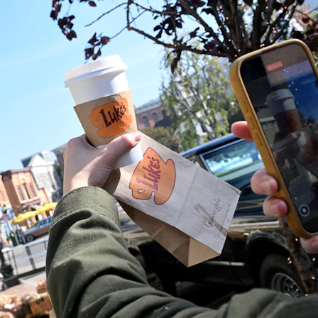 You can get coffee at Luke's Diner at Warner Bros. Studio Tour's Gilmore Girls Holiday event.