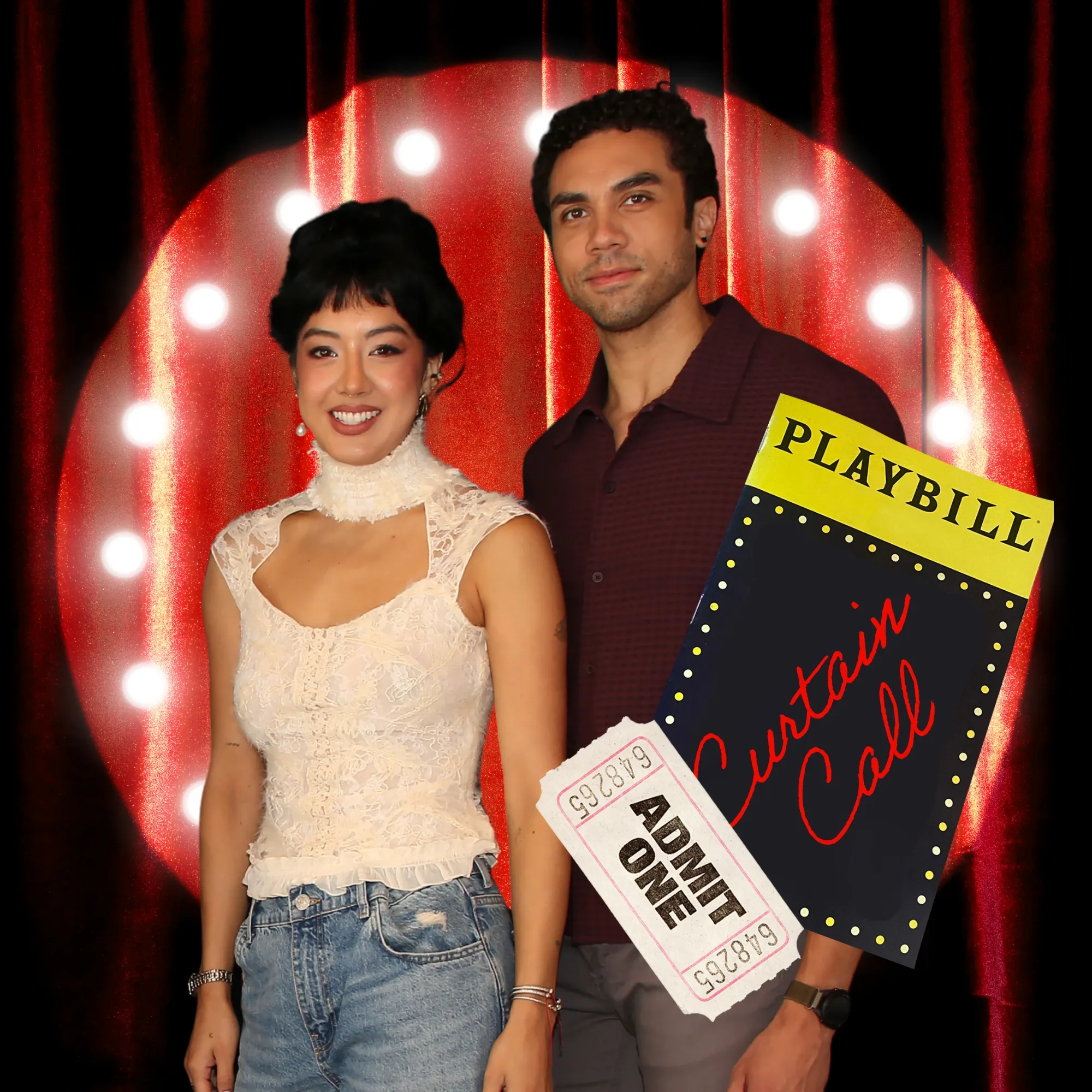 Travis A. Knight and Cher Álvarez star in Broadway's 'Paranormal Activity.'