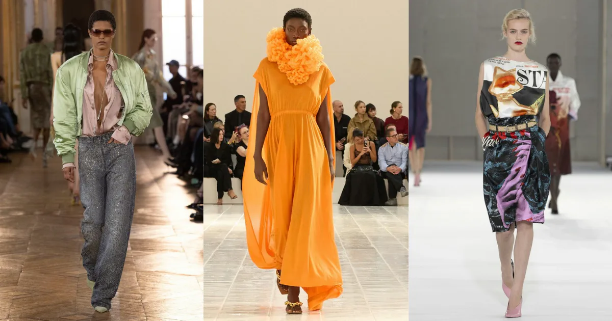 The Top Trends From Paris Fashion Week Spring/Summer 2027 Include Embellished Accessories & Colorful Statement Dressing