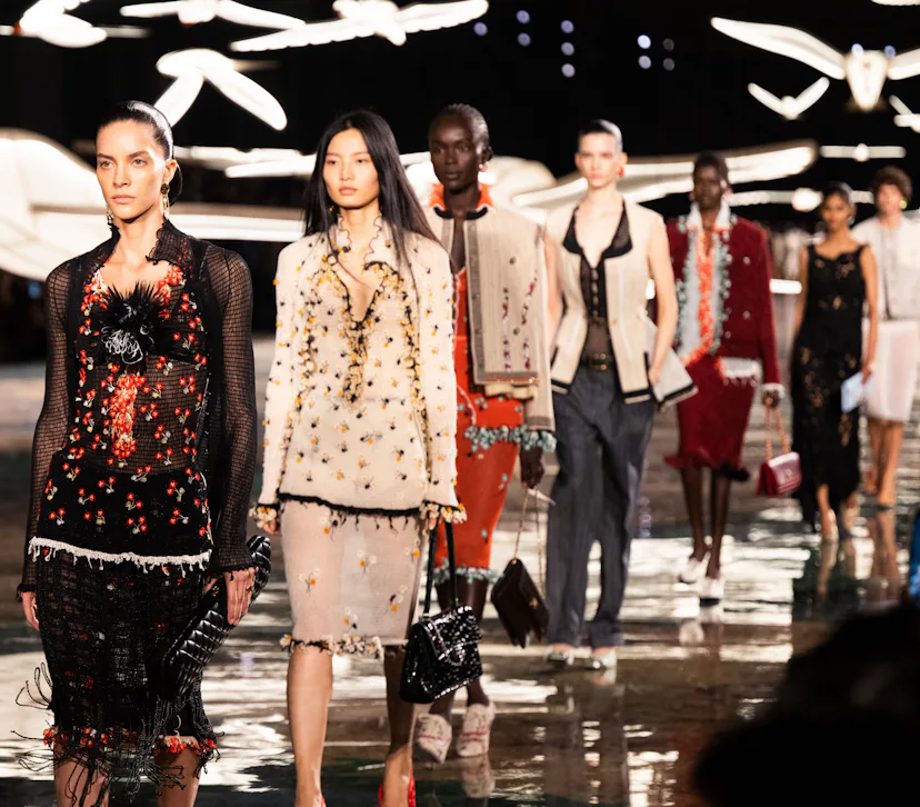 Spring Symbil At Chanel Spring 2027, Matthieu Blazy’s Great Clothes Take Flight