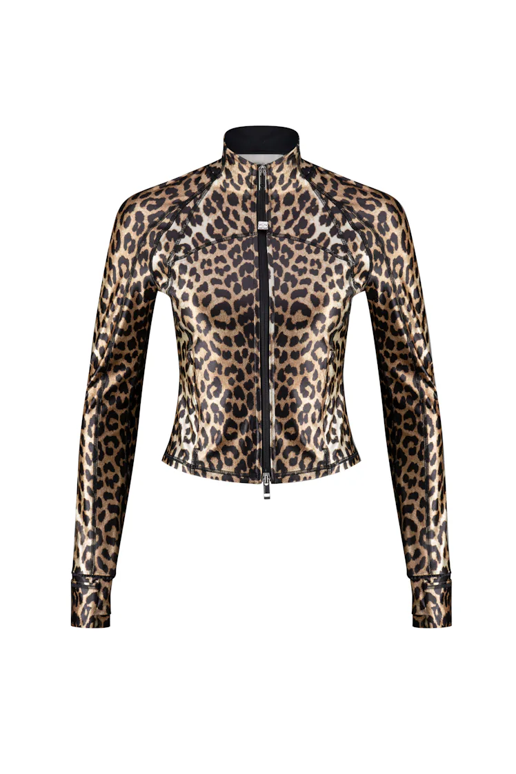 Define Ruffle-Trim Jacket