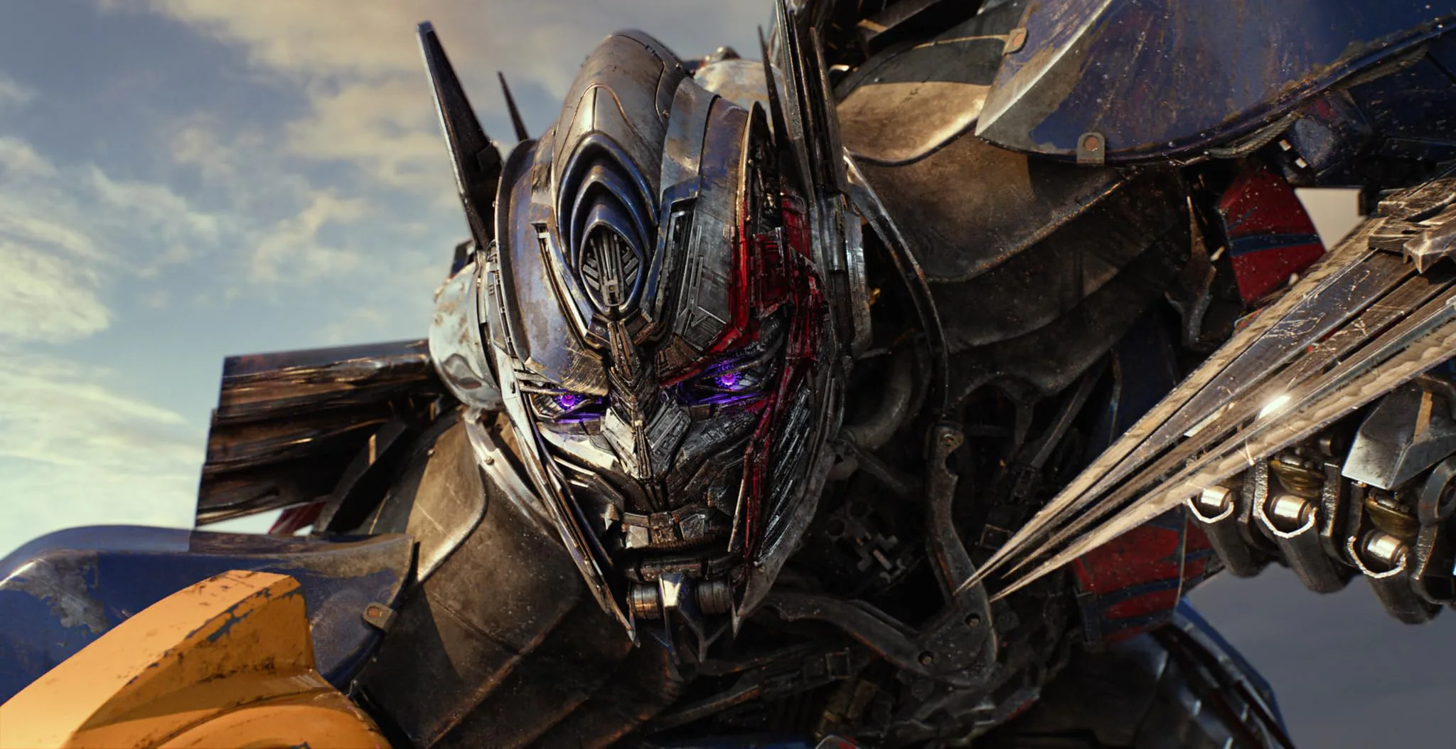 Optimus Prime (voiced by Peter Cullen) in Transformers: The Last Knight