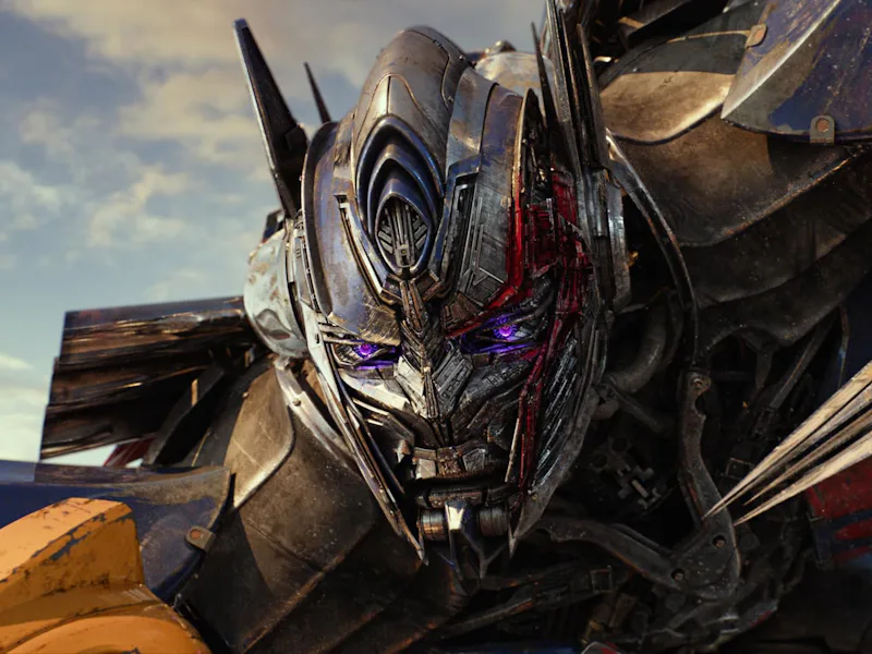 Optimus Prime (voiced by Peter Cullen) in Transformers: The Last Knight