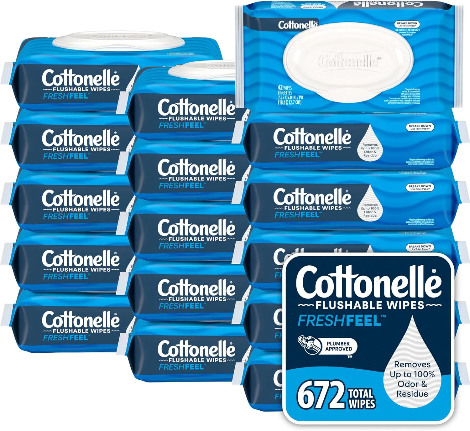 Cottonelle Fresh Feel Flushable Wipes